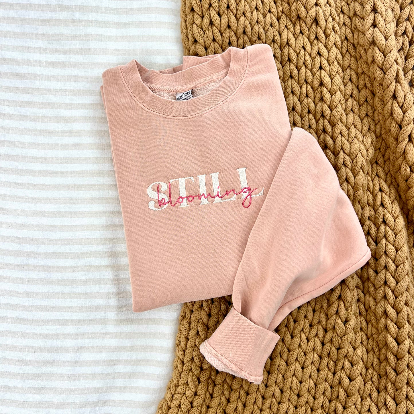 Still Blooming - Embroidered Crewneck